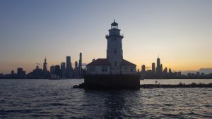 Chicago lighthouses harbor downtown skyline