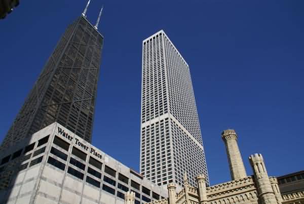 chicago architecture hancock water tower