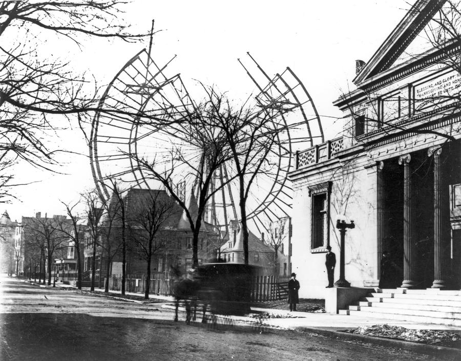 125th anniversary of the 1893 World's Fair Ferris Wheel Lincoln Park construction Second Church of Christ, Scientist preservation battle