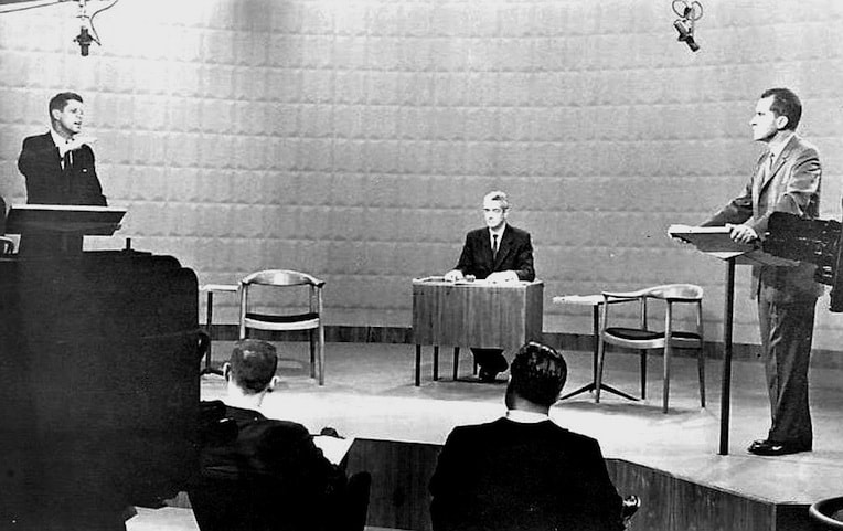 John Kennedy Richard Nixon CBS Chicago First Presidential Debate 1960 presidential history in Chicago
