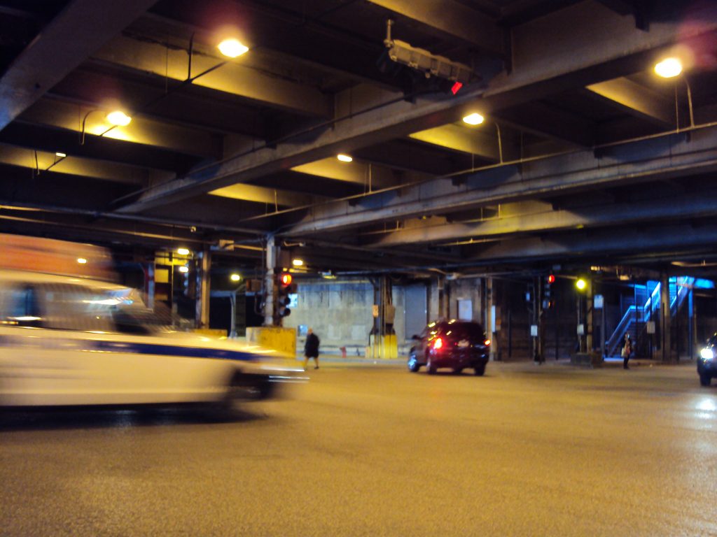 underground Chicago lower Wacker Drive