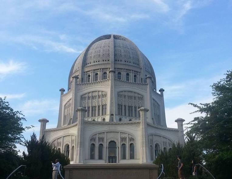 Bahá'í House of Worship Wilmette Orientalist architecture in Chicago most beautiful buildings in Chicago