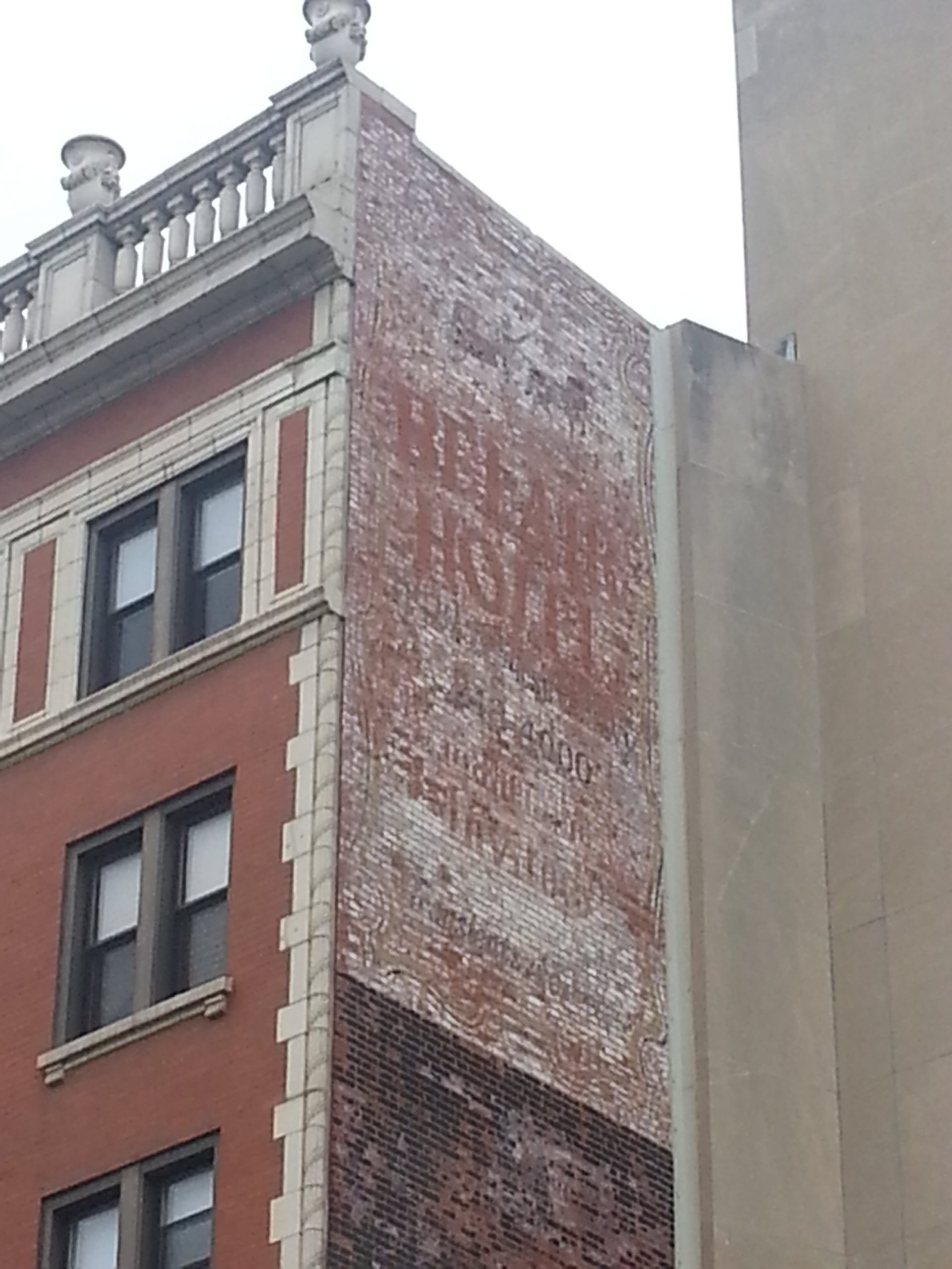 Belair Hotel Ghost signs Lakeview Lincoln Park Chicago Detours