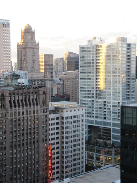 1920s towers Chicago architecture view Sky Chapel