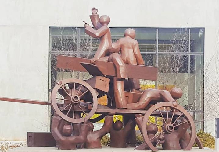 Haymarket bombing monument Chicago