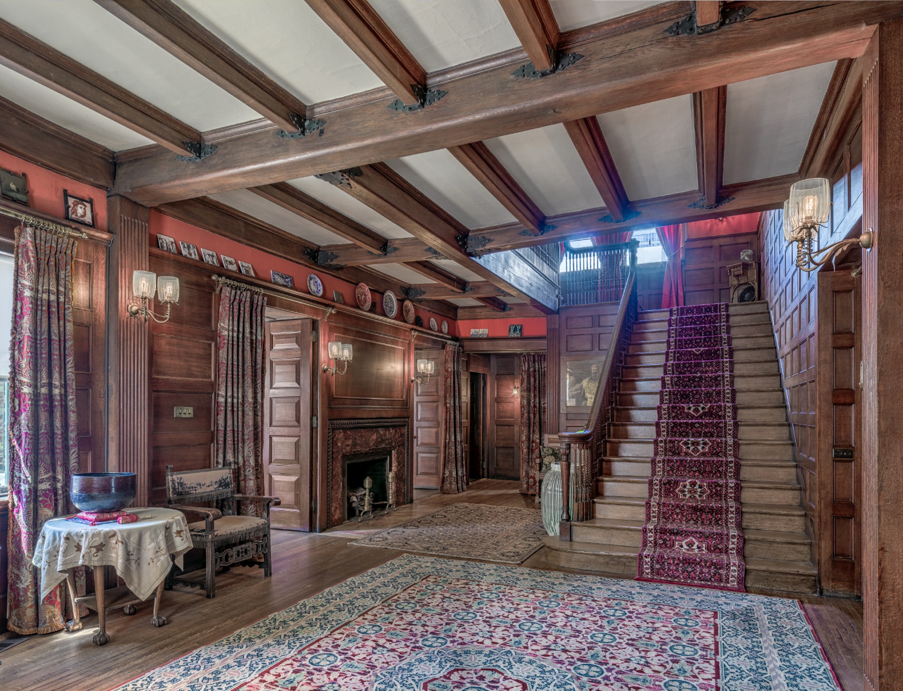 Glessner House Main Hall interior Prairie Avenue