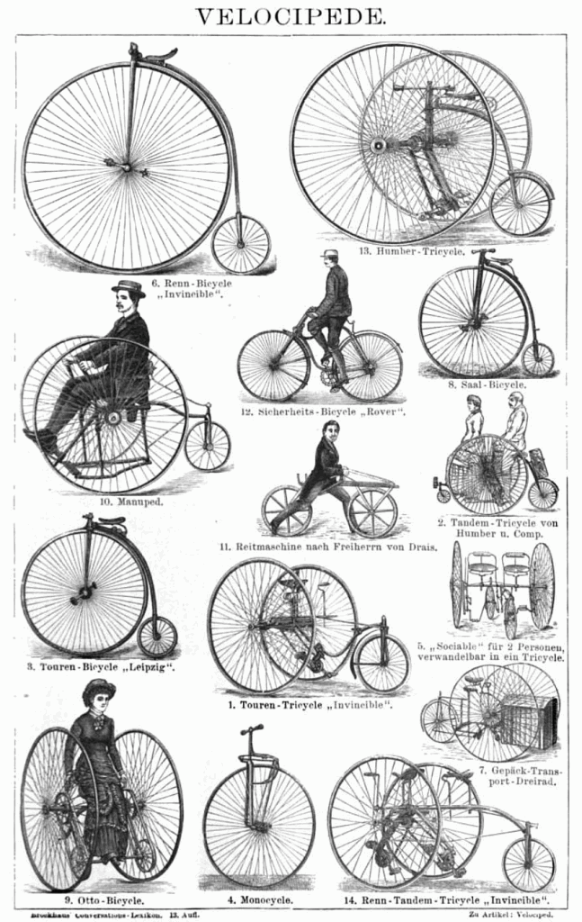 biking in Chicago velocipede