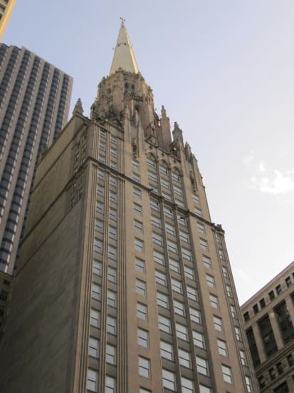 Loop interior architecture walking tour Chicago Detours Chicago Temple