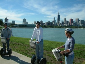 unique ideas team building in Chicago segway tour