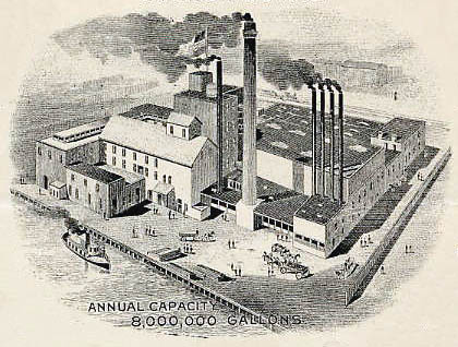 Shufeldt Distillery history chicago distilleries