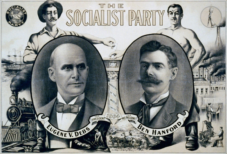 drinks for cold nights Chicago Eugene Porter Eugene V. Debs Socialist President poster