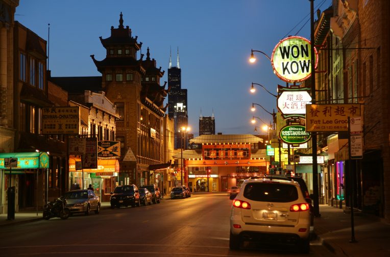 forgotten Chinatown Chicago contemporary Chinatown night