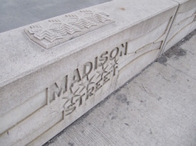 presidential history in chicago madison street bridge stars