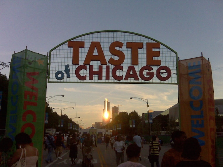 Taste of Chicago entrance 2009