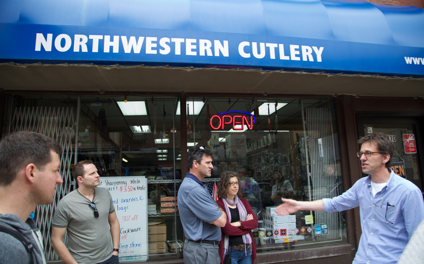 Northwestern Cutlery Fulton Market tour