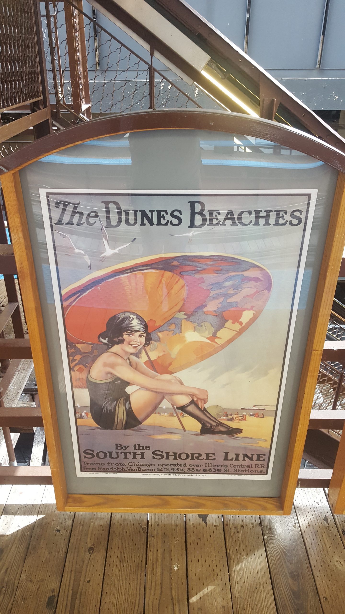 Indiana Dunes poster Quincy Station
