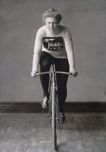 chicago womens history tillie on her bike