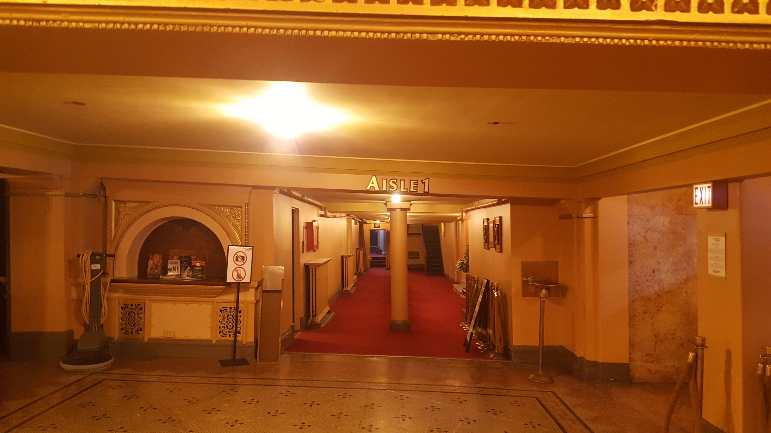 Auditorium Theater Louis Sullivan Dankmar Adler slanted floor uneven foundation lobby