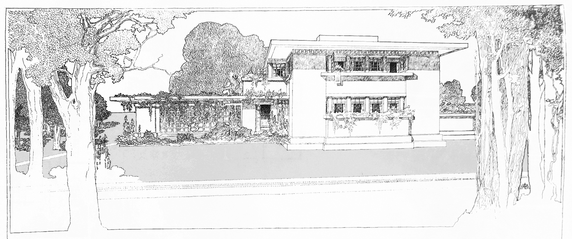 Marion Mahony Griffin A Fireproof House Frank Lloyd Wright female architects Chicago