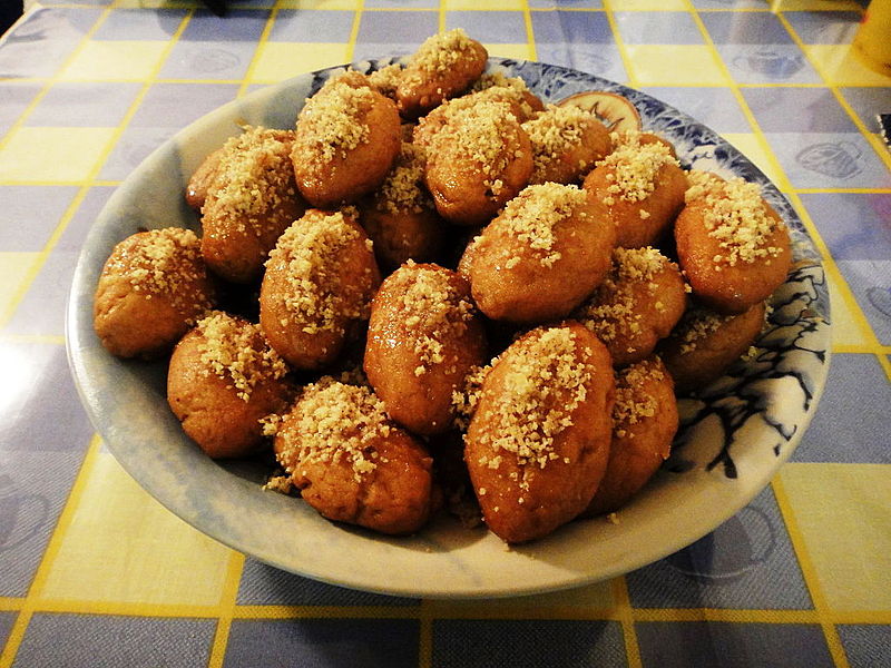 melomakarona greek holiday cookie