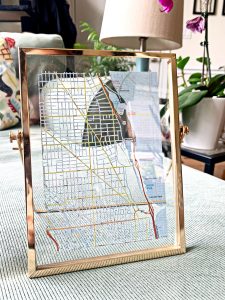 shop local gift guide hand cut street grid map