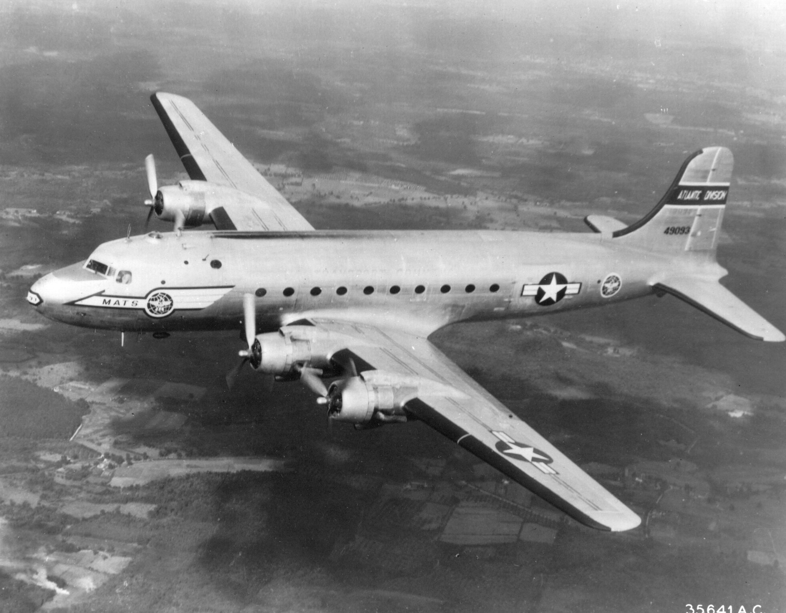 c-54 skymaster in flight