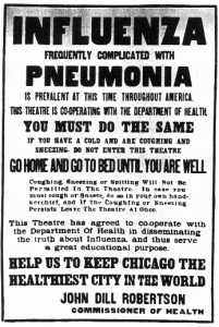 influenza warning poster