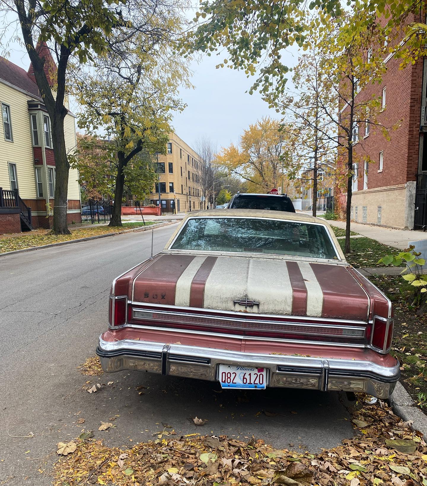 Please note the rusty “Sox” letters on the left side. #thisischicago #logansquare #autumnvibes #chidetours