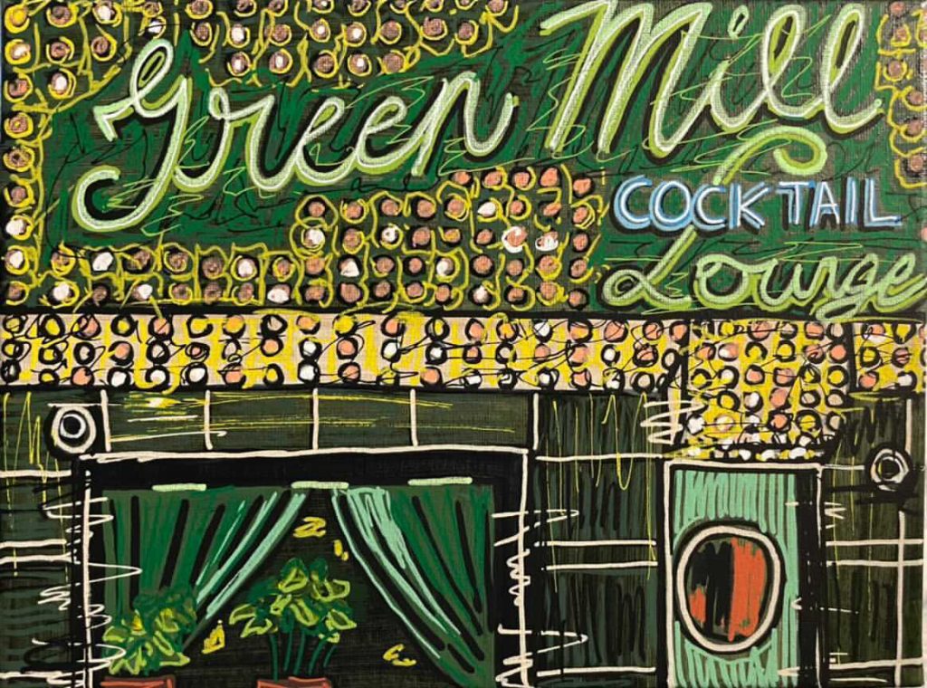 green mill painting by ruth pycke